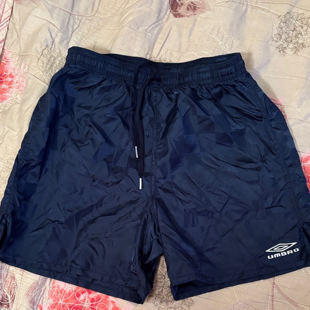 Umbro Nylon Dark Blue Sports Shorts